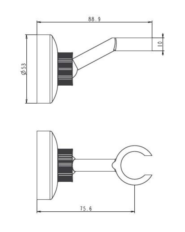 Aquanello Heritage Collection Classic Hand Shower Holder Chrome CR-9003-HC