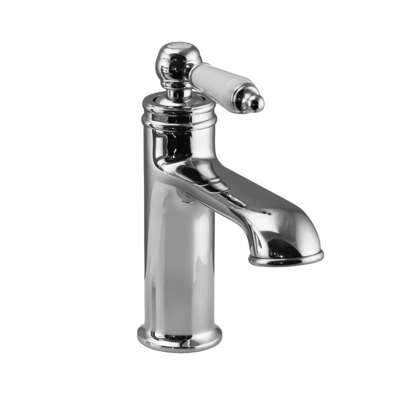 Aquanello Heritage Manor Classic Nostalgic Washbasin Mixer Tap Chrome CR-1001-HM