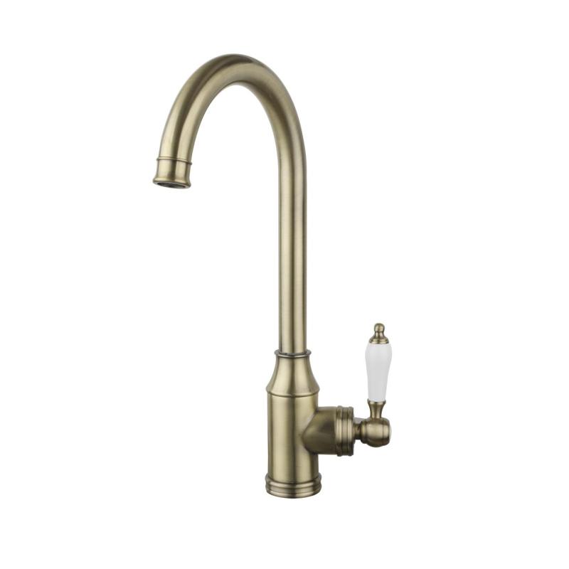 Aquanello Heritage Manor Classic Kitchen Nostalgic Kitchen Faucet, Bronze BN-9001-HM