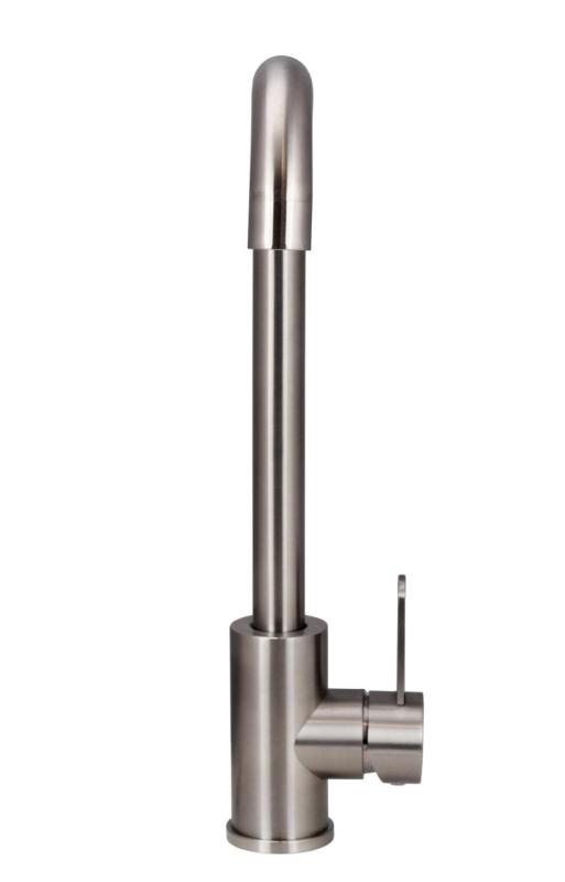 Aquanello Forma Solid Stainless Steel Single-Handle Kitchen Faucet SS-1001-FM