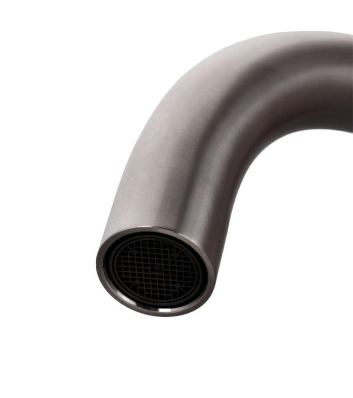 Aquanello Forma Solid Stainless Steel Single Lever Kitchen Mixer Tap Round Spout SS-1002-FM