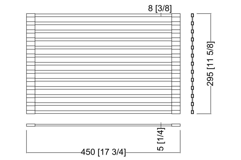 Ausmann Mosel Combination Set Sink PVD Copper 50x40 cm with Kitchen Faucet, Soap Dispenser, and Roll Mat 1208972563