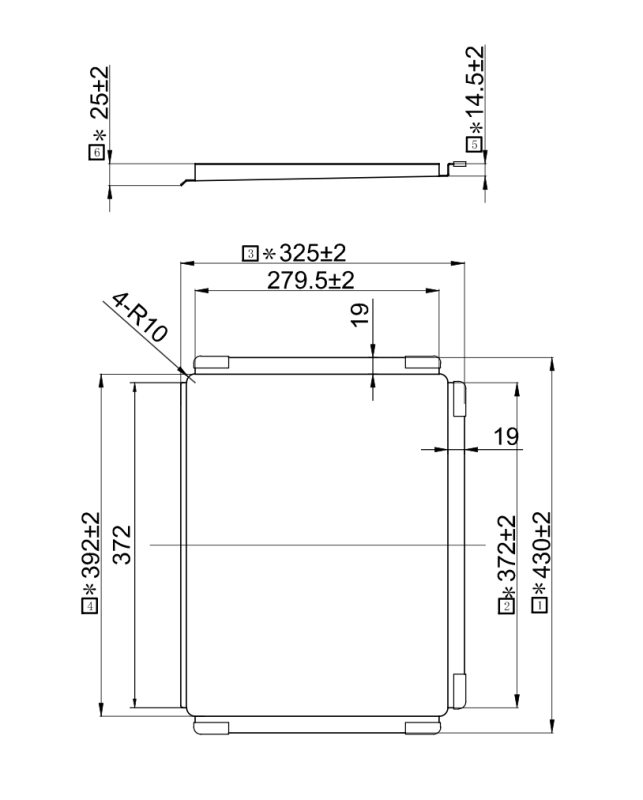 Pure.Sink Exclusivo Copper mobile drain tray, 440x335mm, for sink PEXTRAY-62