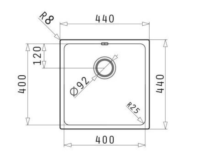 PM Lydia Stainless Steel Sink 40x40 cm: Undermount, Flush-Mount, and Overmount 1208972639