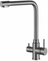 Aquanello Limpia Solid Stainless Steel 3-Way Kitchen Faucet with Filtered Water SS-1600-LP