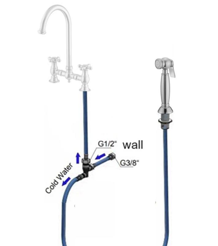 PB Retro Pull-Out Kitchen Hand Shower, Classic Chrome