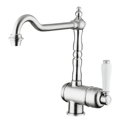 Old Fashion Single Lever sink mixer with old fashion spout Chrome V1920  - Productafbeelding