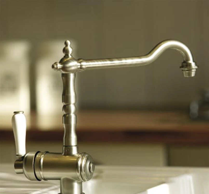 Old Fashion Single Lever sink mixer with old fashion spout Chrome V1920  - Productafbeelding 4