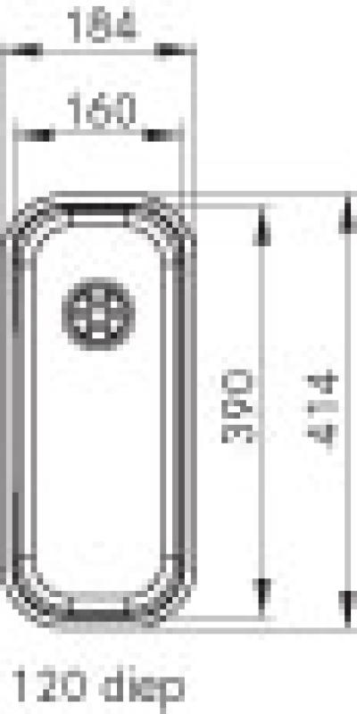 Franke kitchen sink Largo LAX 110.16D undermount 1120157550