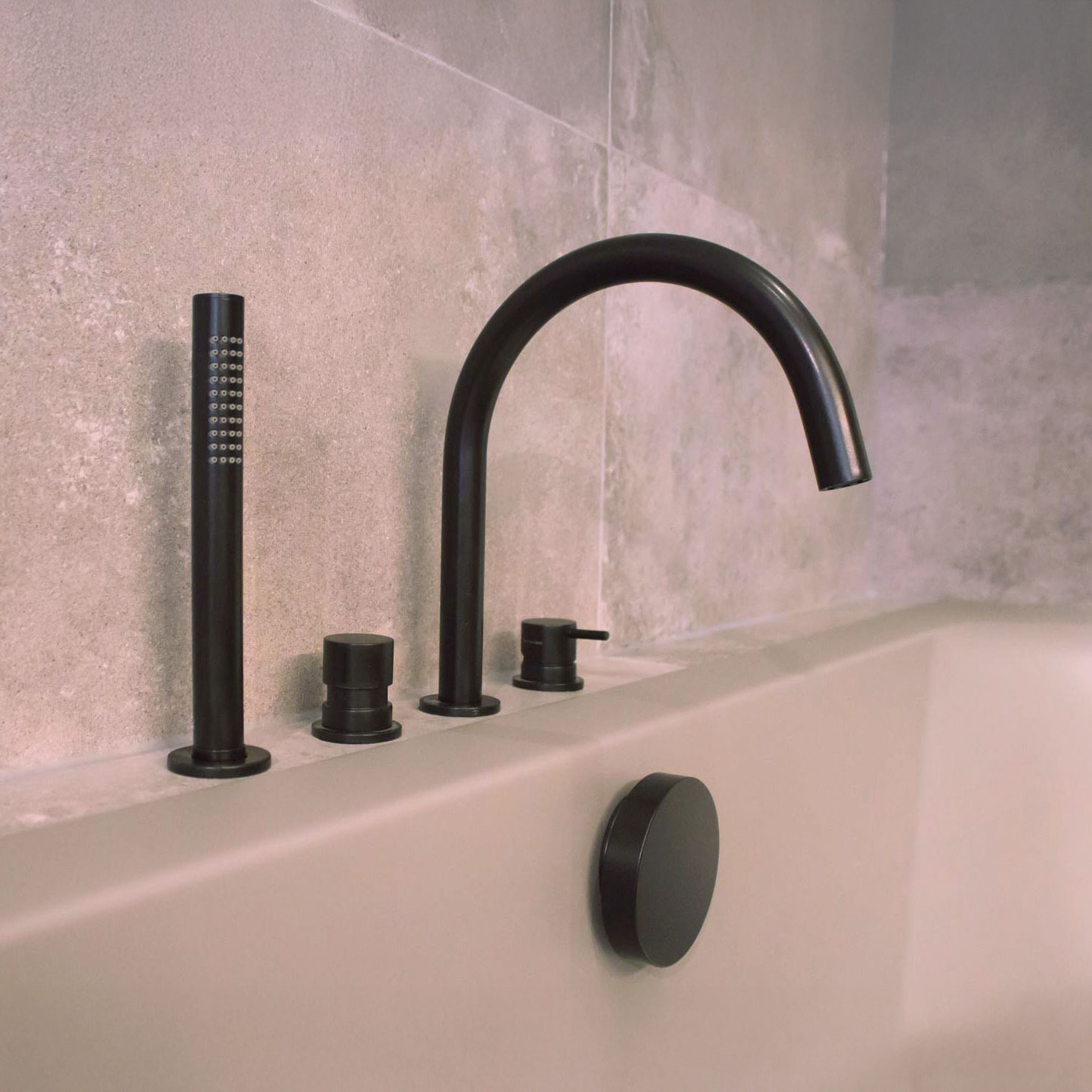 Black Kitchen faucet, black bath faucet, black shower faucet and black sink faucet from Waterevolution