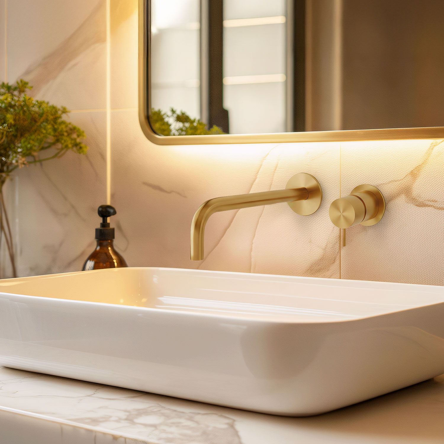 Festive Bathroom Style: Add Luxury with Gold & Bronze Taps